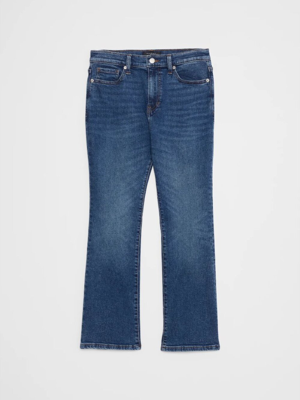 Banana Republic High Rise Cropped Bootcut Jeans Dark Wash Size 25